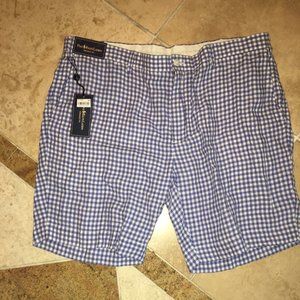 NWT - Ralph Lauren Blue-Checked Men's Shorts